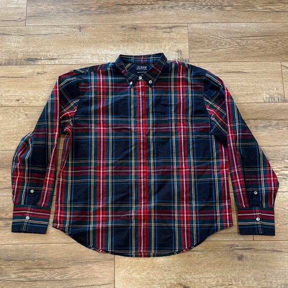 JCrew Plaid Button-Down Shirt in Excellent Condition - Picture 1 of 5